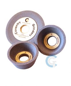 Blue Dish And Taper Cup Ceramic Wheels